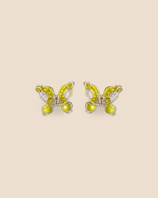 Mariposa Mini Yellow Earrings