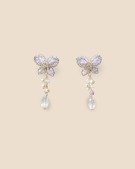 Mariposa Midi Lilac Earrings